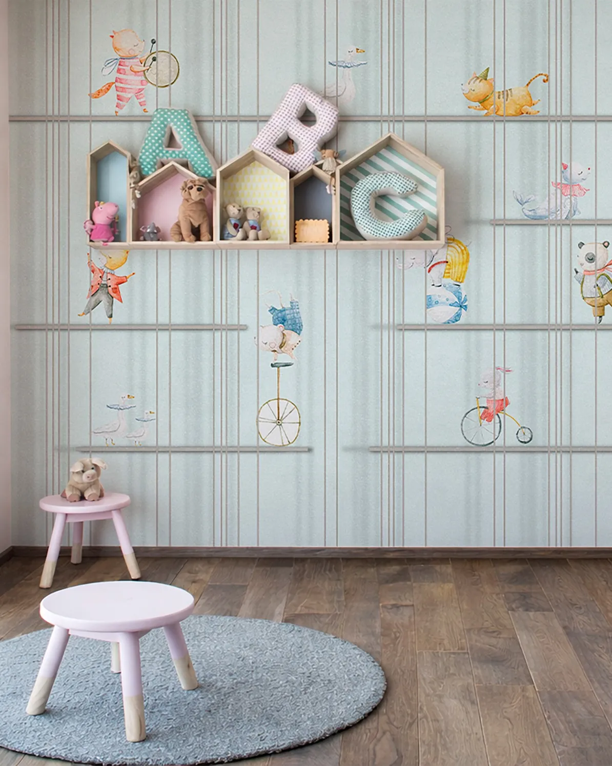 Carta da parati Contemporary Library Baby, by Andrea Castrignano