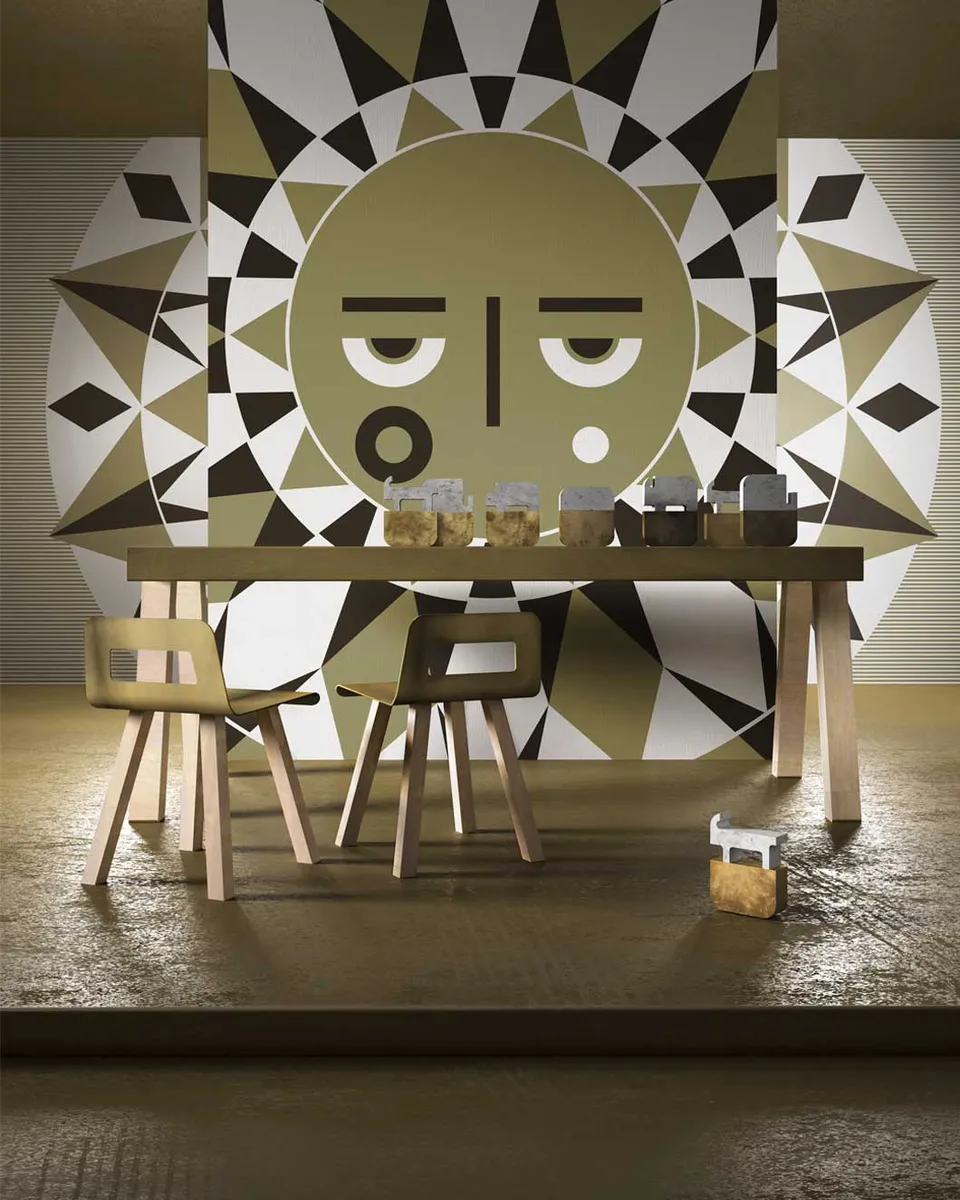 Carta da parati Sole, by Gumdesign