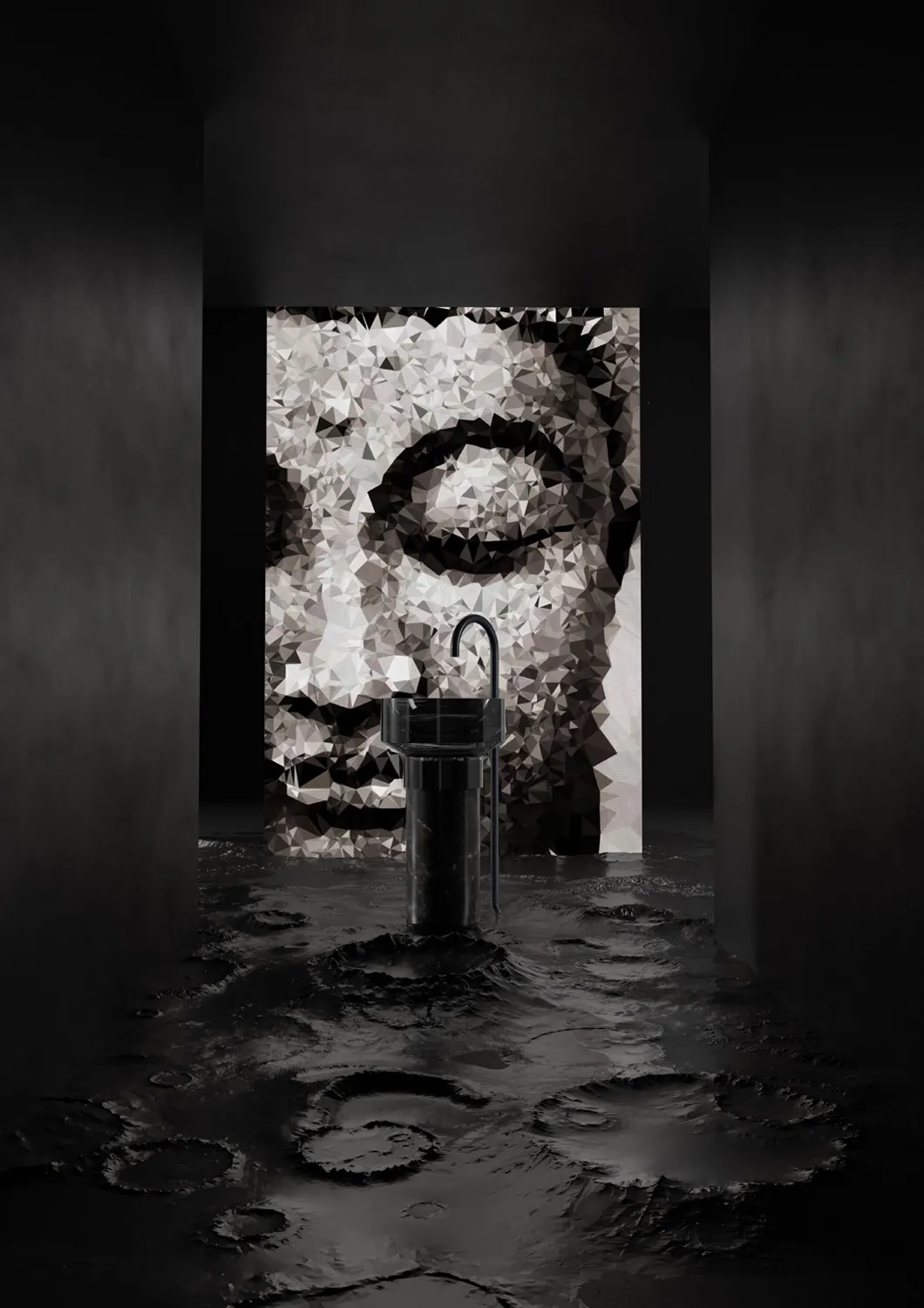Carta da parati Costruttiva Meditativo, by Gumdesign