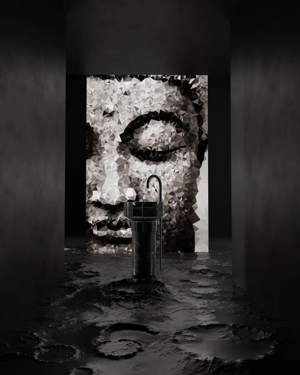 Carta da parati Costruttiva Meditativo, by Gumdesign