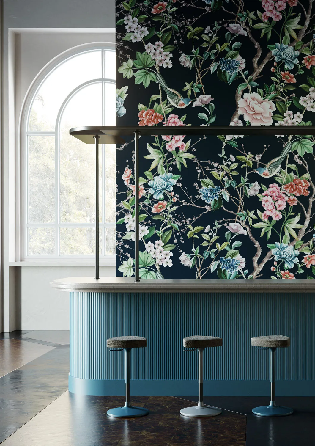 Carta da parati Decoupage
