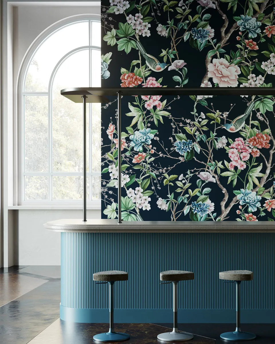 Carta da parati Decoupage