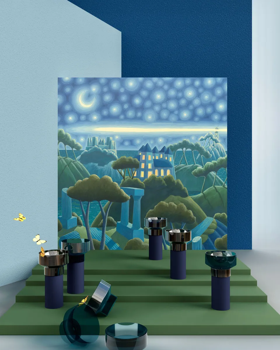 Carta da parati Gli Occhi Della Notte, by Luca Dall'Olio