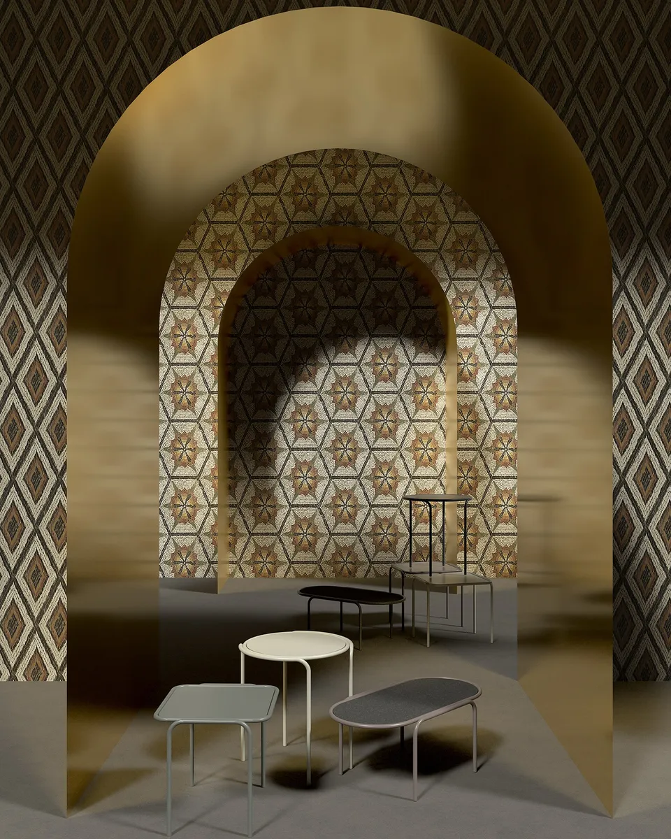 Carta da parati Mosaico Geometrie, by Gumdesign