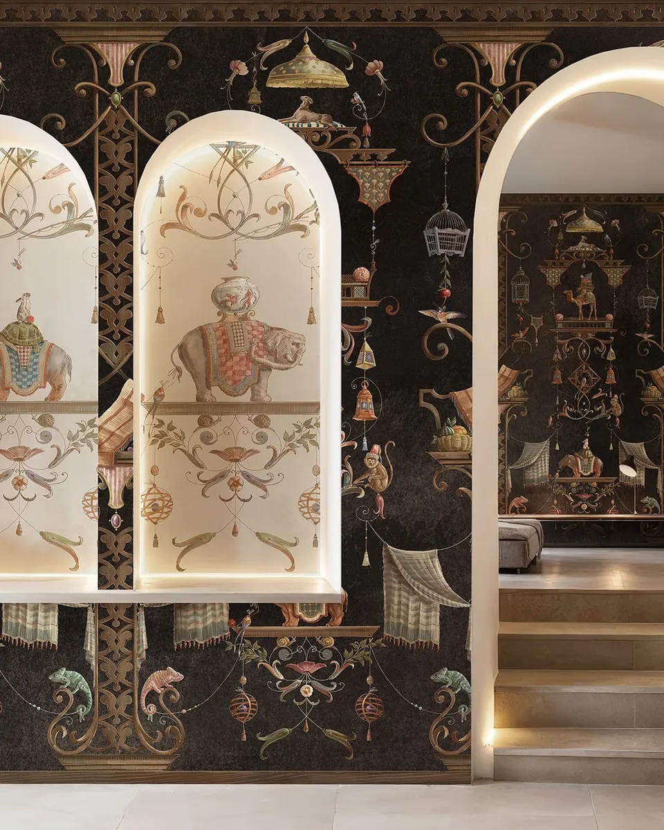 Carta da parati Oriental Twist