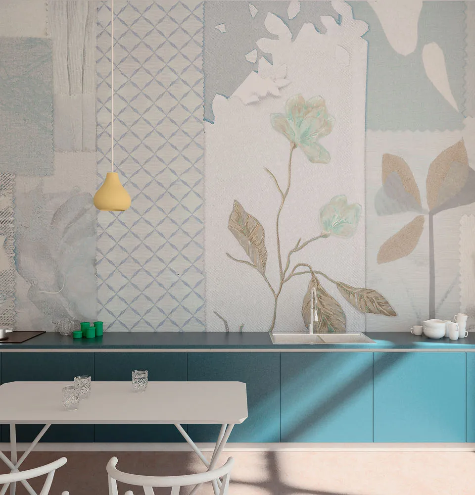 Carta da parati Patchwork
