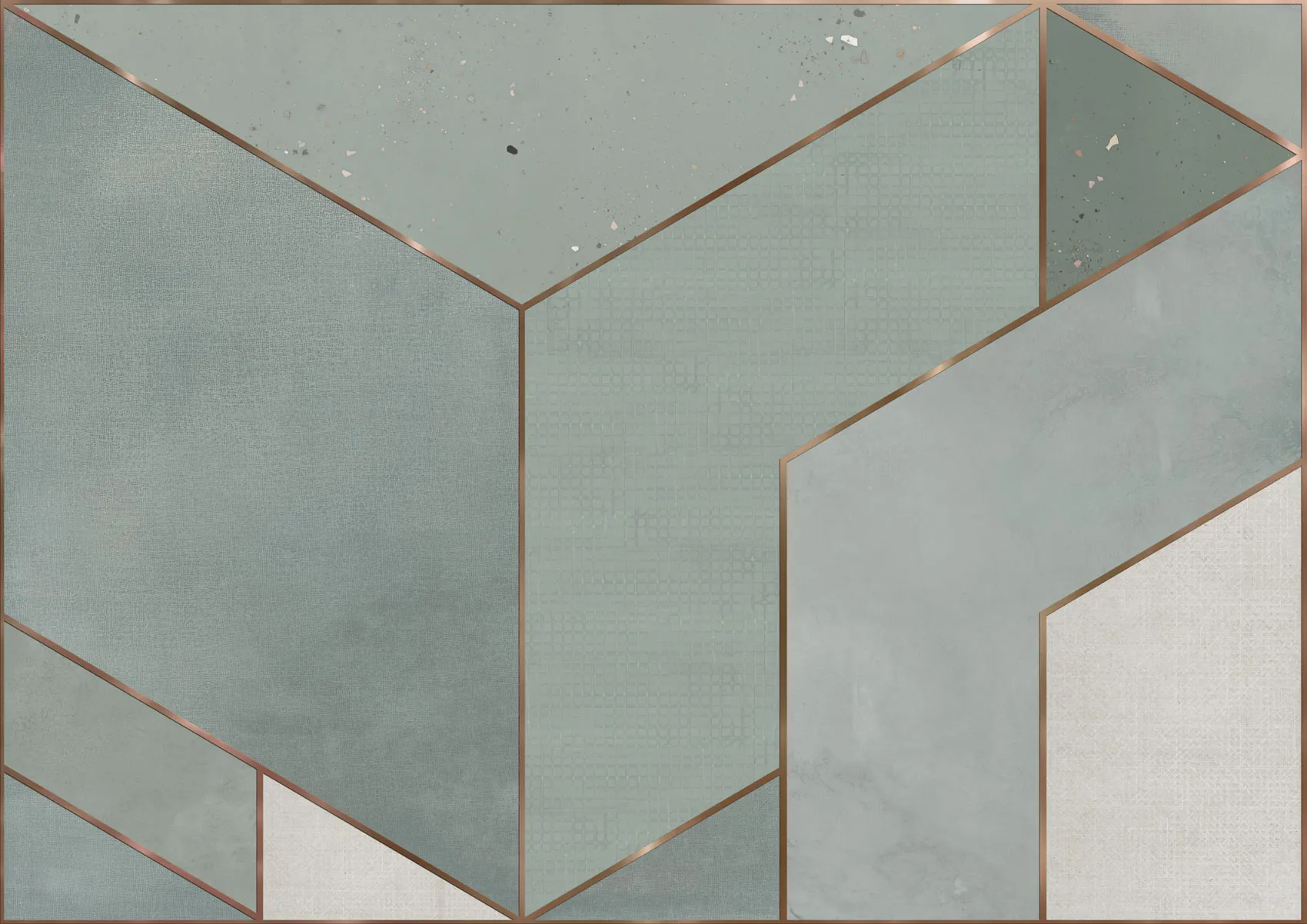 Bronze border