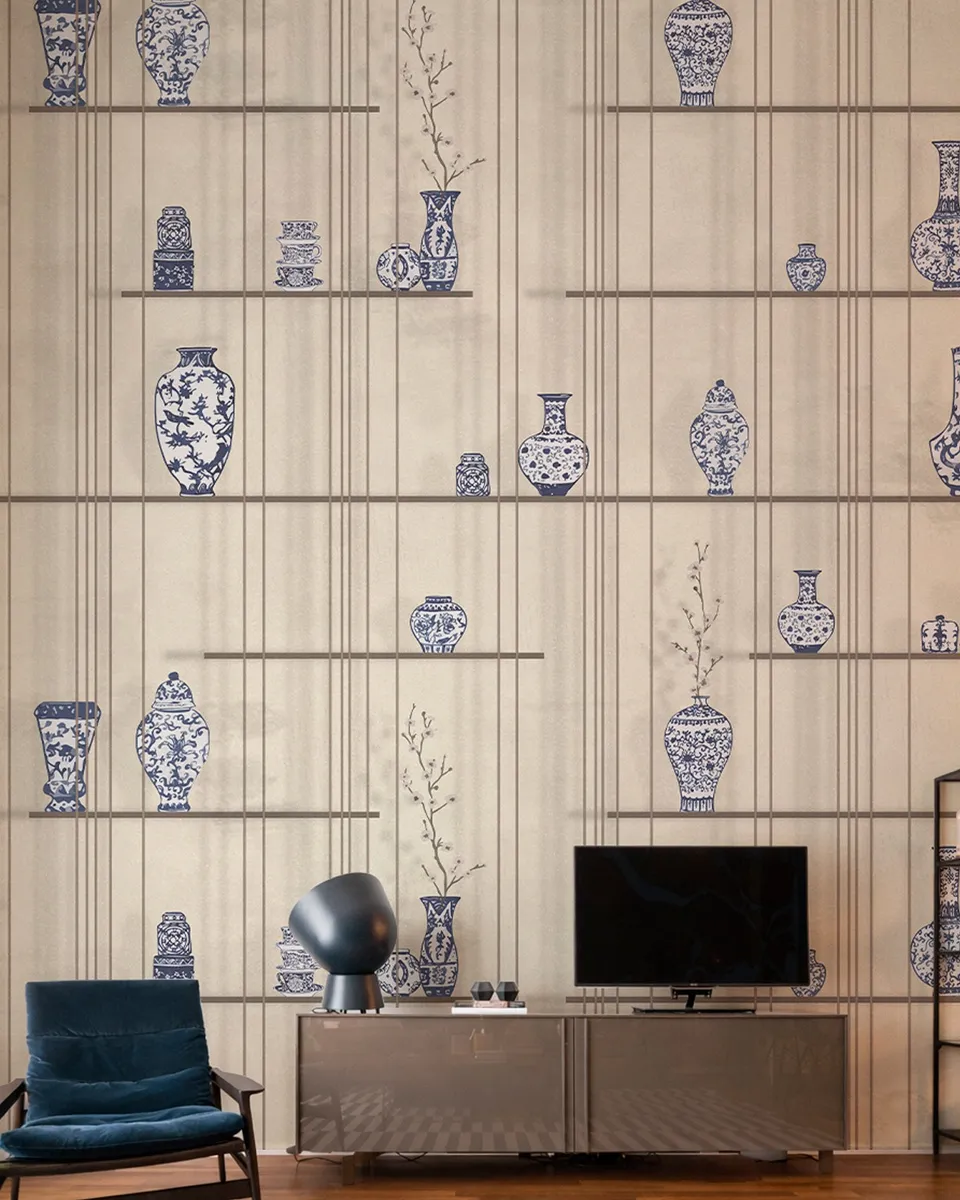 Carta da parati Contemporary Library, by Andrea Castrignano