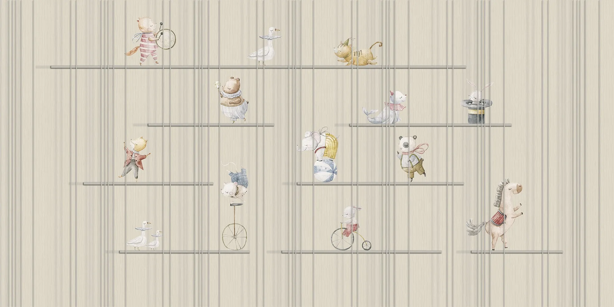 Contemporary Library Baby — Sabbia