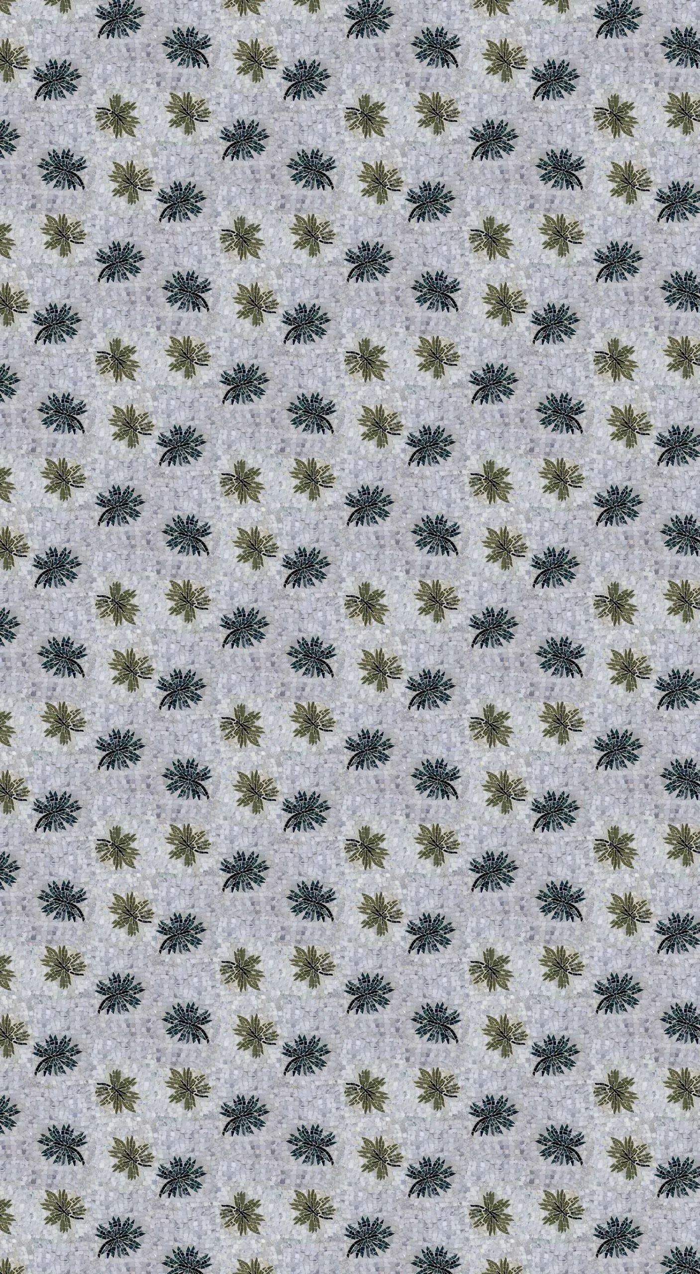 Mosaico Fiori E Foglie