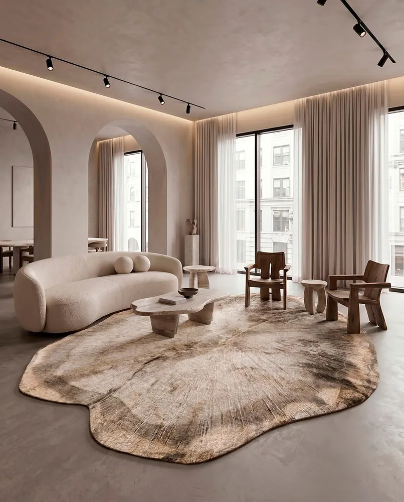 Tappeto Agata Leaf (SE34600), collezione Organic Luxe, in ambientazione