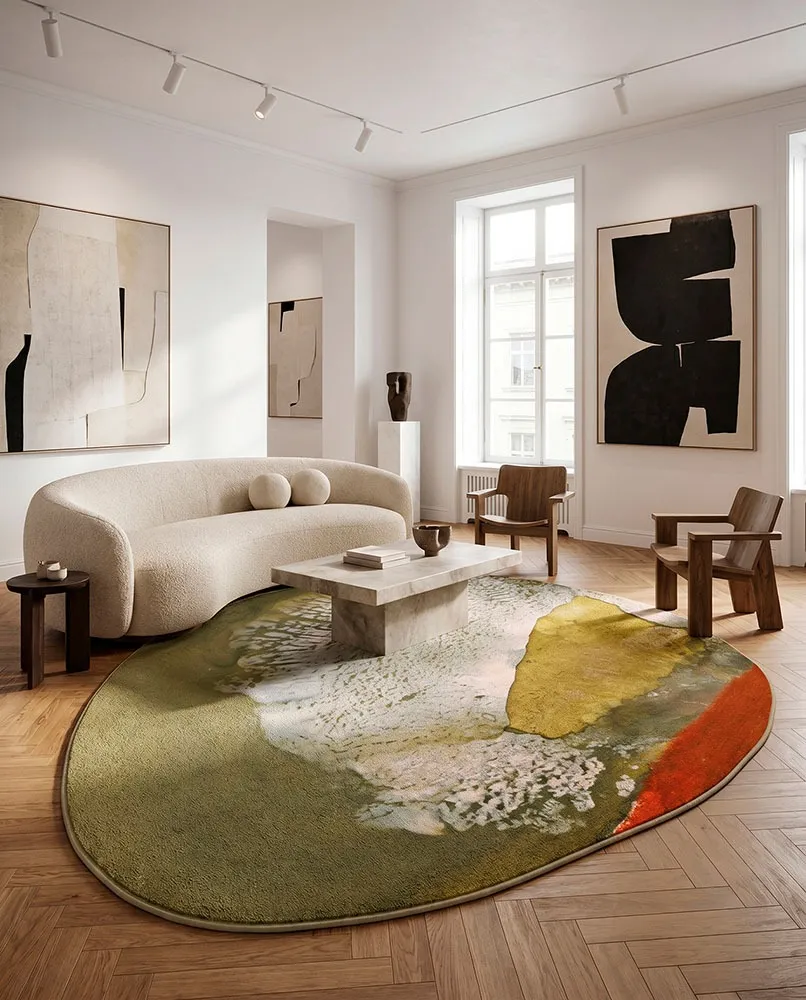 Tappeto Spore (SE34612), collezione Organic Luxe, in ambientazione
